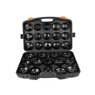 30pcs cup type oil filter wrench set