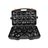 30pcs cup type oil filter wrench set
