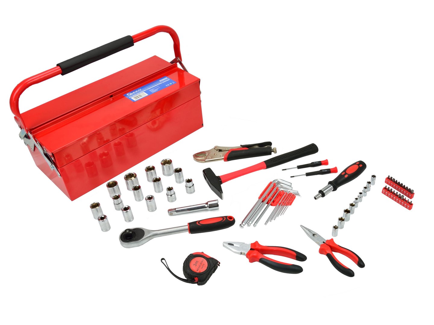 Cantilever Tool Box with 64pc Assortment