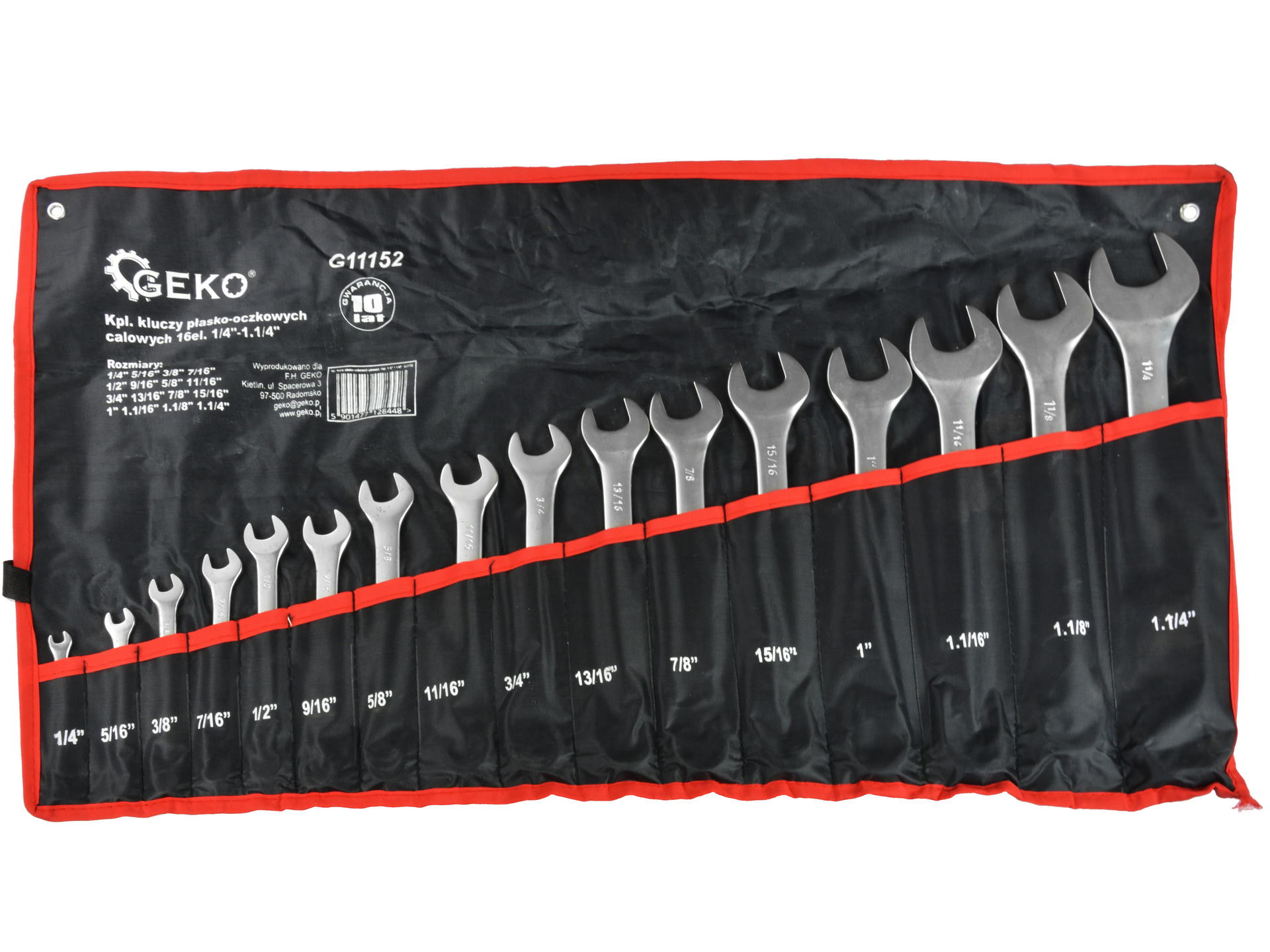 Combination Wrench Spanner Set Inch 1/4 -1-1/4 