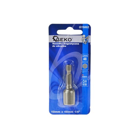 Magnetic Drill Drivers Hex Socket Bit 10mm x 48mm 1/4 