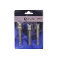 Power Drill Socket Adapter Set  3pcs - 1/2  3/8  1/4 