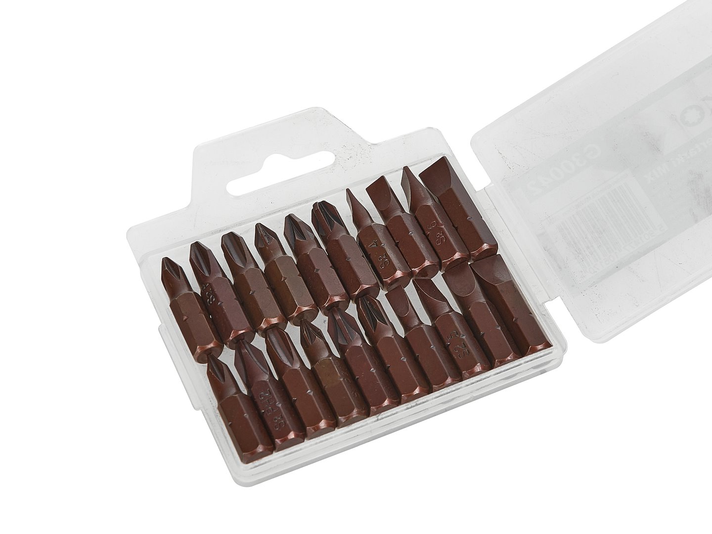 20pcs single end bits S2 brown colour, 25mm