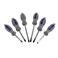 Slotted screwdrivers set CRV 6pcs GEKO  /blister/