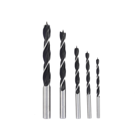 Wood drill set, 5pcs/set    4-10mm