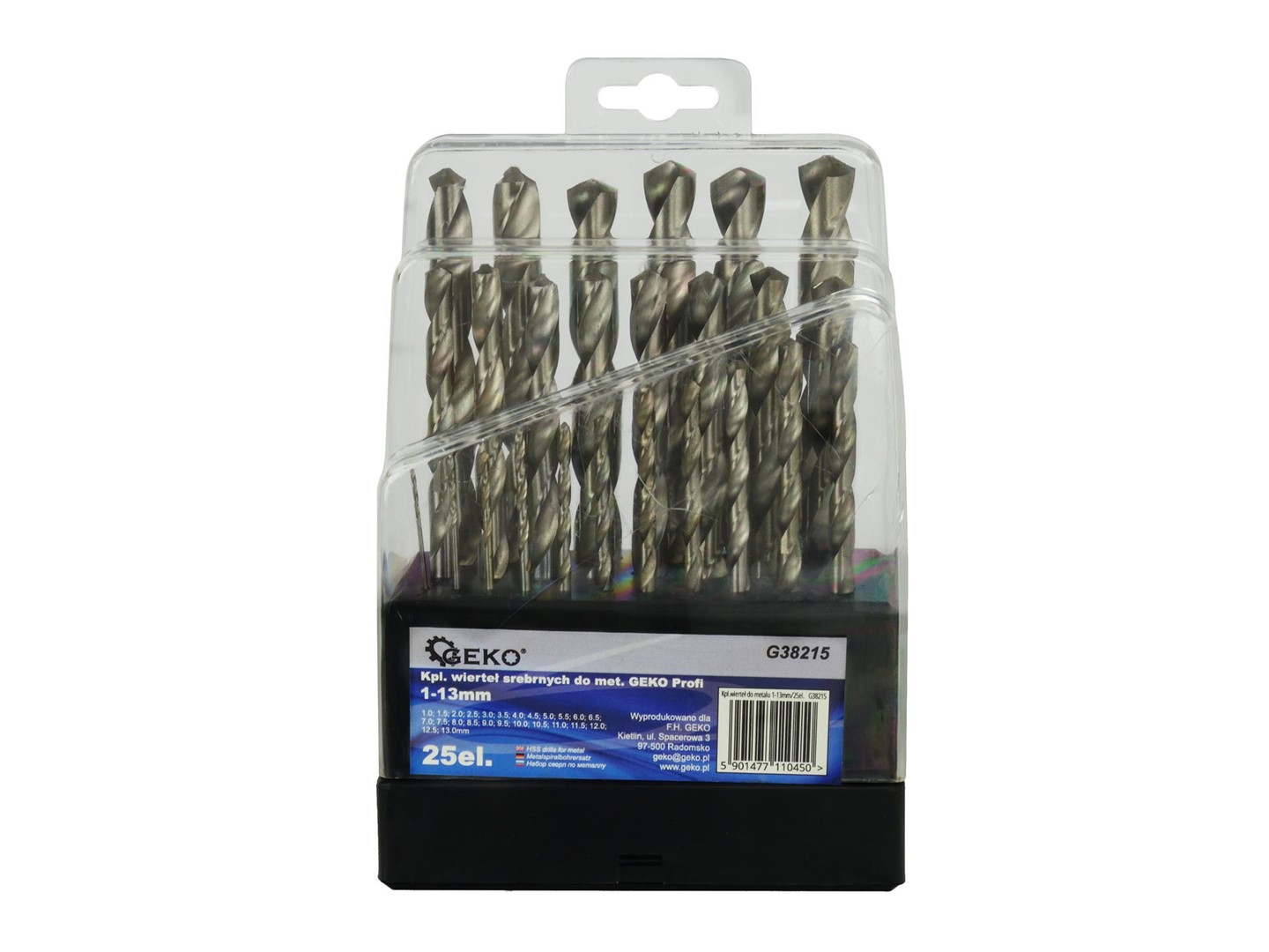 HSS Drill for metal 1-13mm 25pcs/set