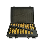 170pcs HSS titanium plated drill  set