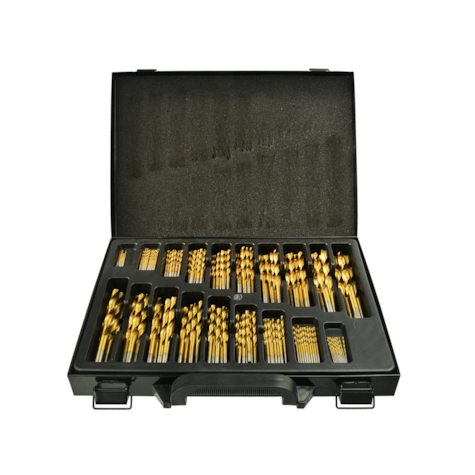 170pcs HSS titanium plated drill  set