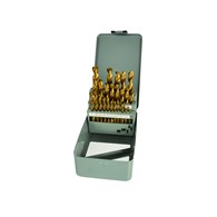 28pcs titanium coating metal drill 1mm-13mm 28pcs metal box