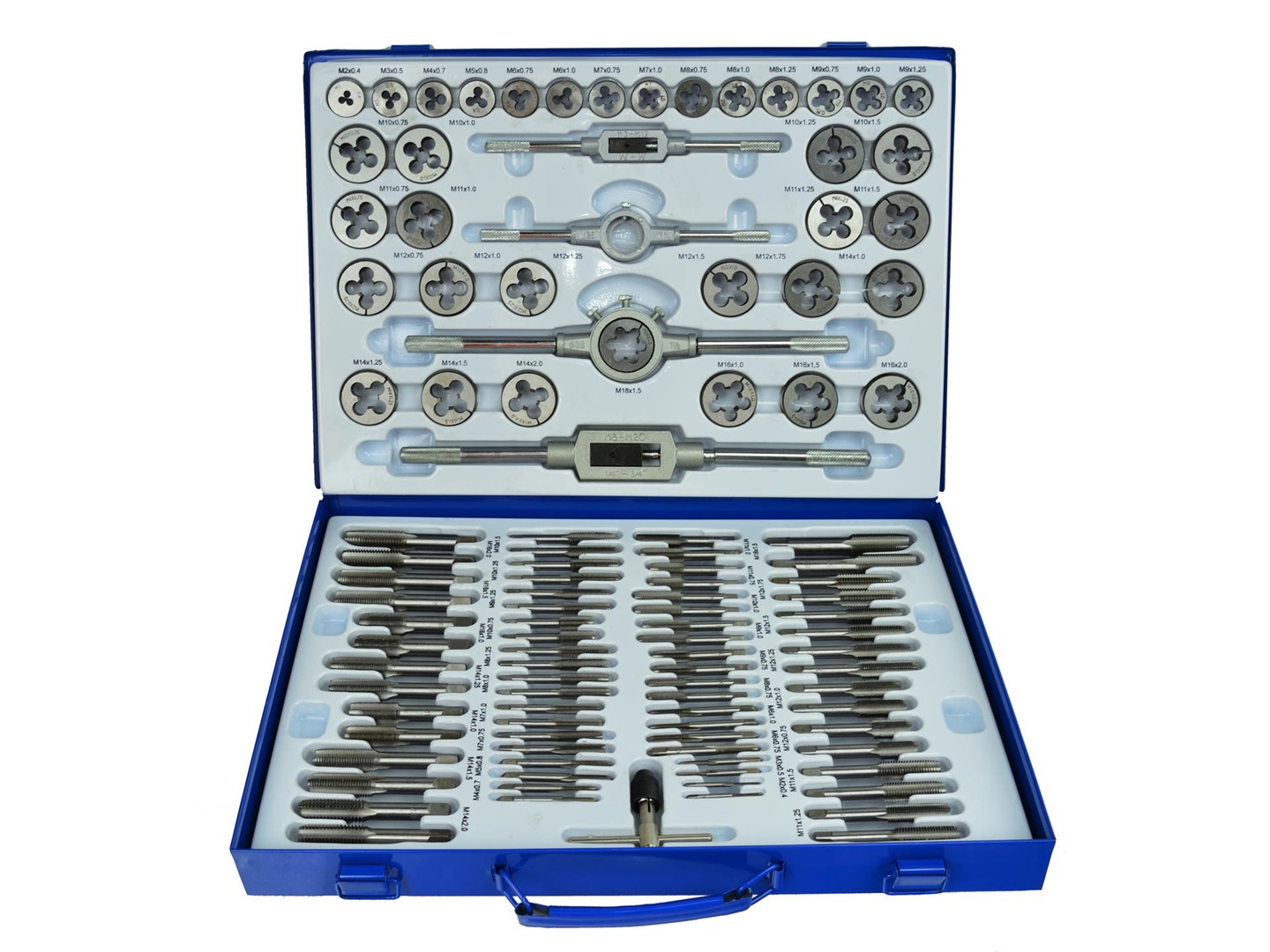 110pcs Metric Tap and Die Set M2-M18