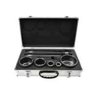 Hollow Drill set 9pcs (30,40.65.80.100+2xAdaptor 350mm)