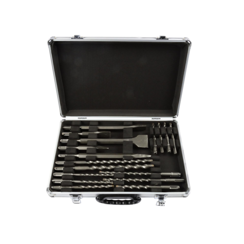 Set of drills and chisels 17pcs