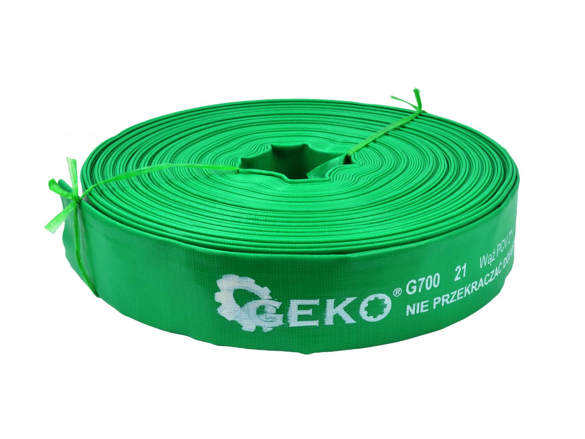 Non smelling green pvc lay  hose 2 *50m