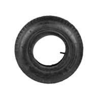 Tyre and tube 4.00-8 2PR