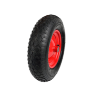 Rubber Wheel 4.00-8 2PR /red rim/