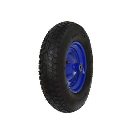 Blue new wheel 4.00-8 6PR with axle
