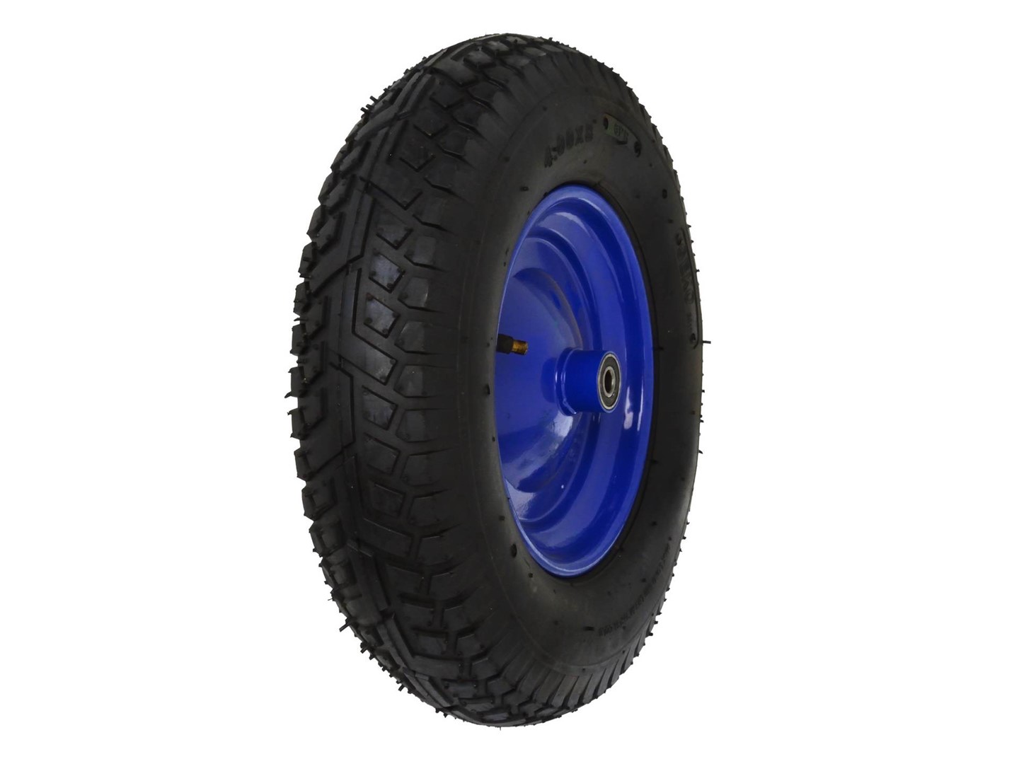 Blue new wheel 4.00-8 6PR with axle