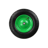 Rubber wheel  4.00-8 4PR /green rim/