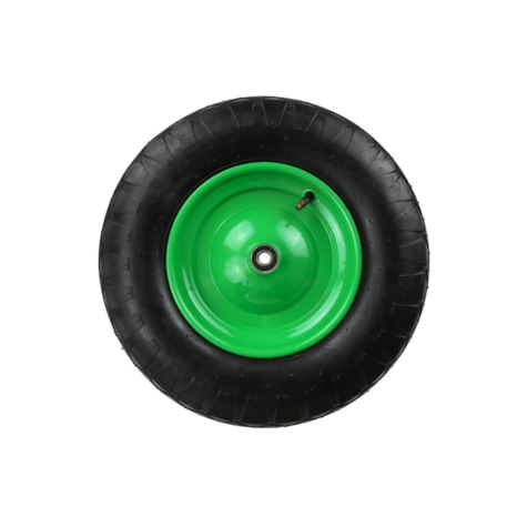 Rubber wheel  4.00-8 4PR /green rim/