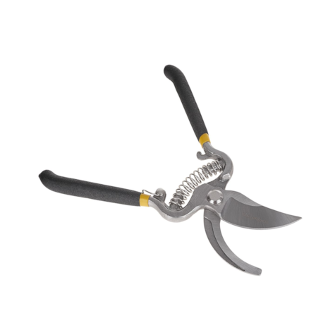 By-pass pruning shear with spring and lock drop 200mm