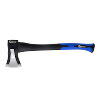 Wood splitting axe, 3-step injection, PP + TPR- Coated, fiberglass handle 1kg