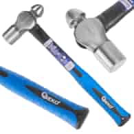 Ball Pein Hammer 450g with Fiberglass TPR Handle GEKO Premium