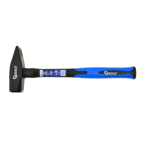 Machinist Hammer 1000g with Fiberglass TPR Handle  GEKO Premium
