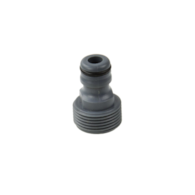 Impact-resistant plastic adaptor (British standard) 3/4  thread