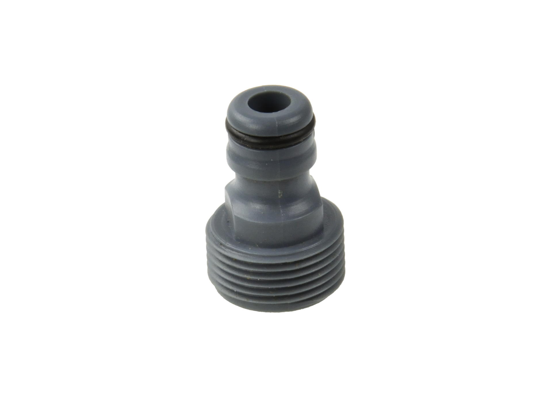 Impact-resistant plastic adaptor (British standard) 3/4  thread