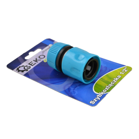 1/2  durable plastic quick connector BLUE LINE /blister/
