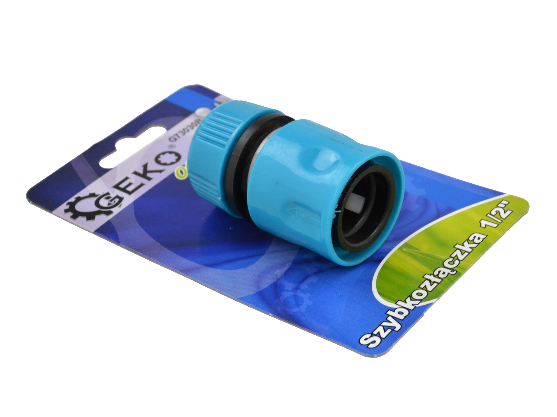 1/2  durable plastic quick connector BLUE LINE /blister/