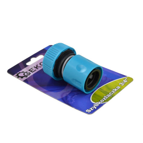 3/4  Durable plastic quick connector (neutral)