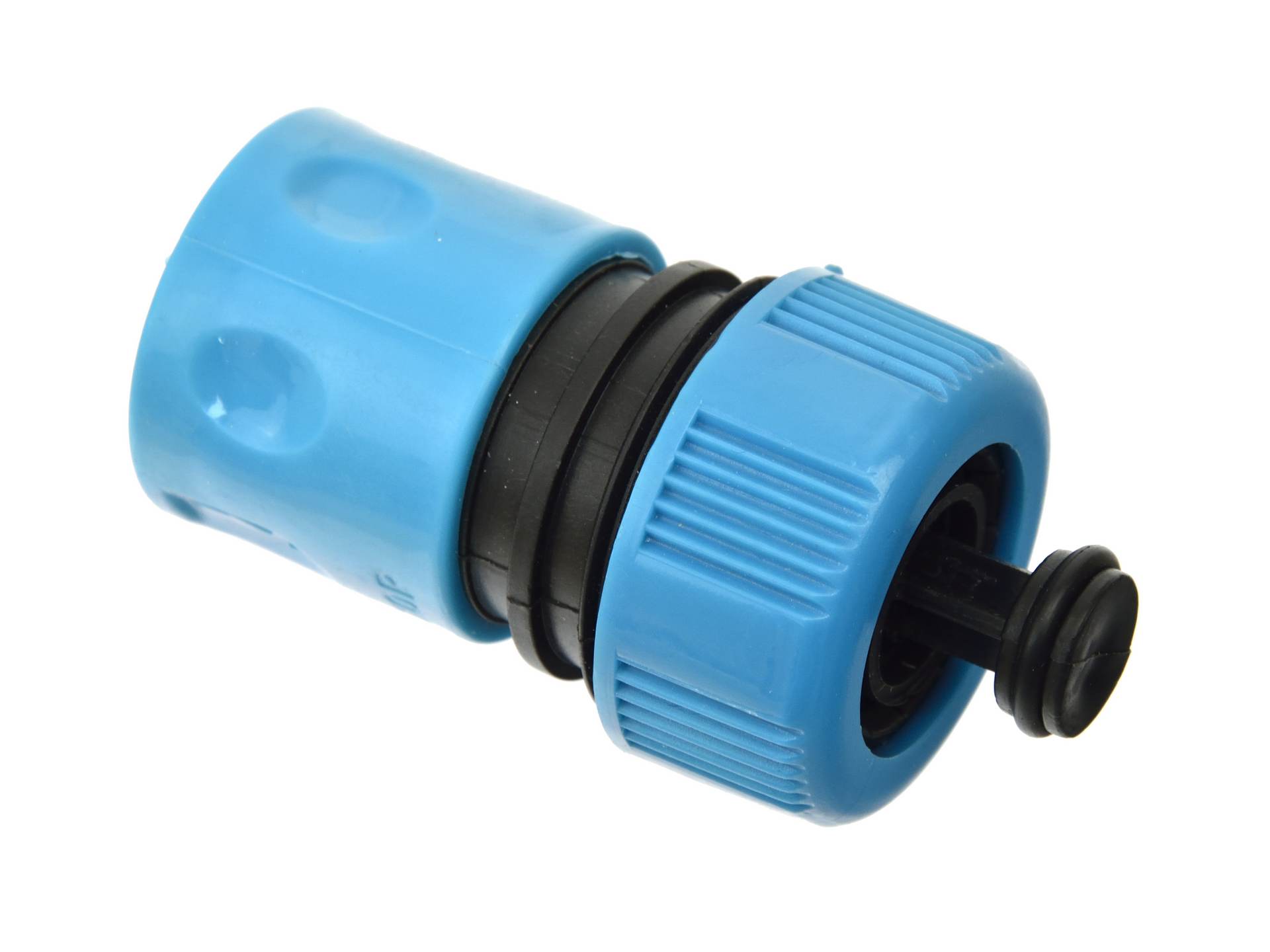 3/4  durable plastic quick connector with stop (polybag)