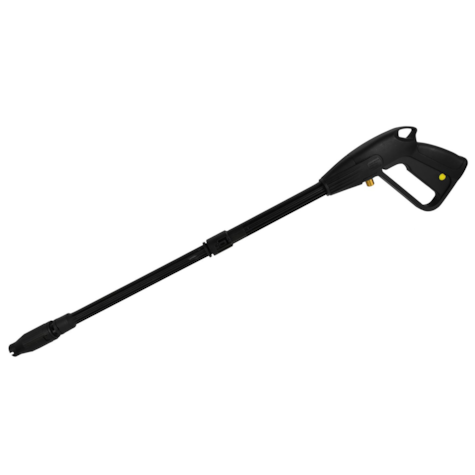 Pressure cleaning gun