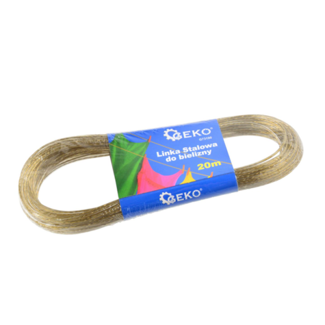 Linka stalowa do bielizny 2mm x 20m (48)