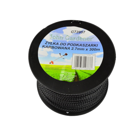 Nylon line corrugated 2.7mm 300m