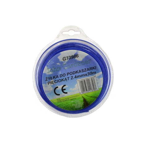 Blue nylon line hexagonal 2.4mm*30m