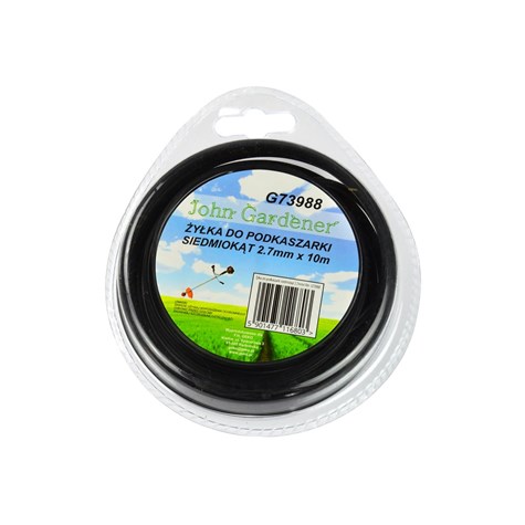 Żyłka do podkaszarki siedmiokąt 2,7mmx10m  (10/120)