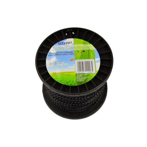 Coll corugated line 100m  2.4mm black