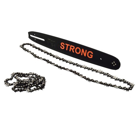 Set 1 chain bar and 2 chains for Husqvarna 15  325 058 64T