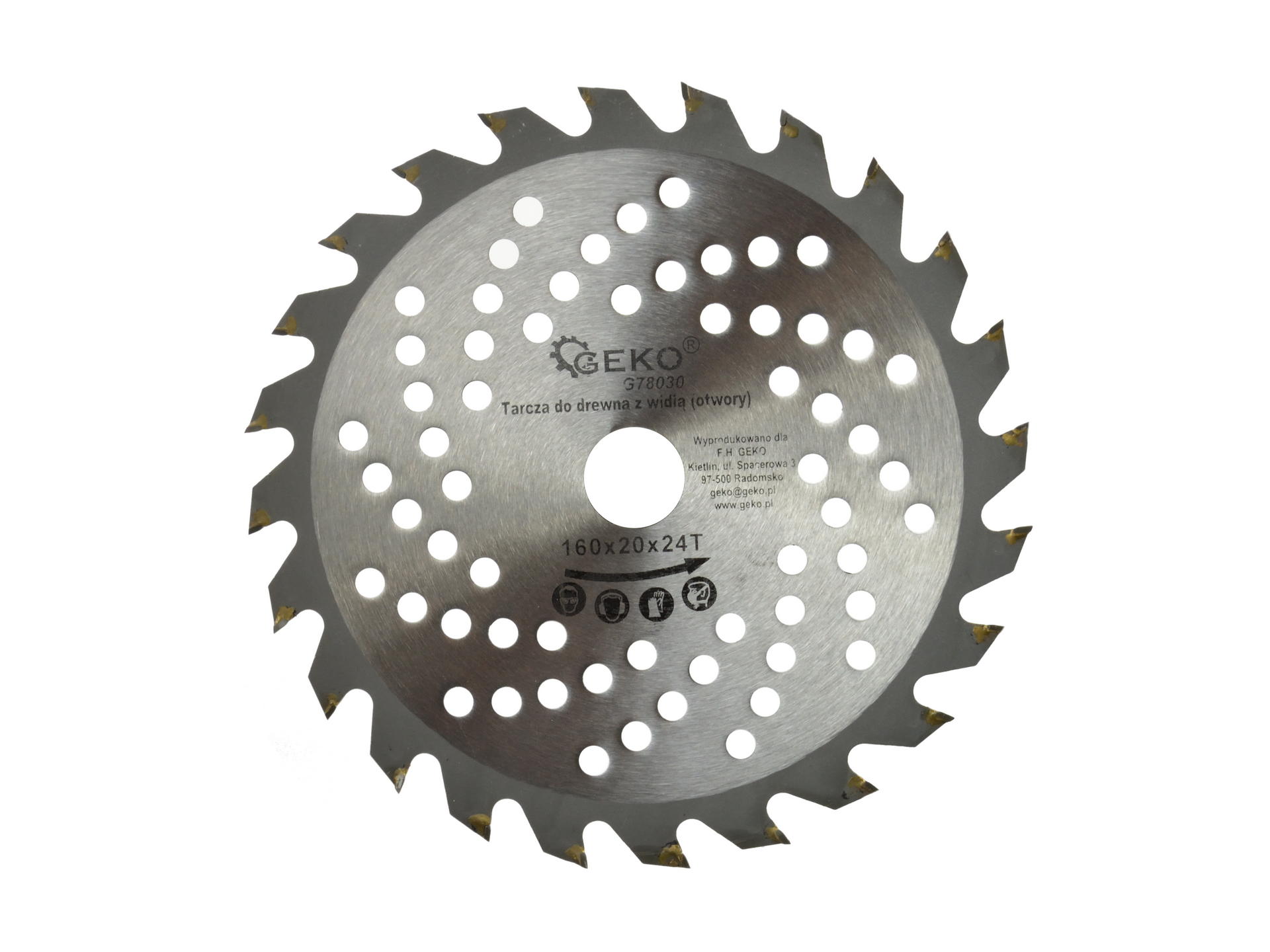 TCT Circular Saw Blade with Holes 160x20x24T