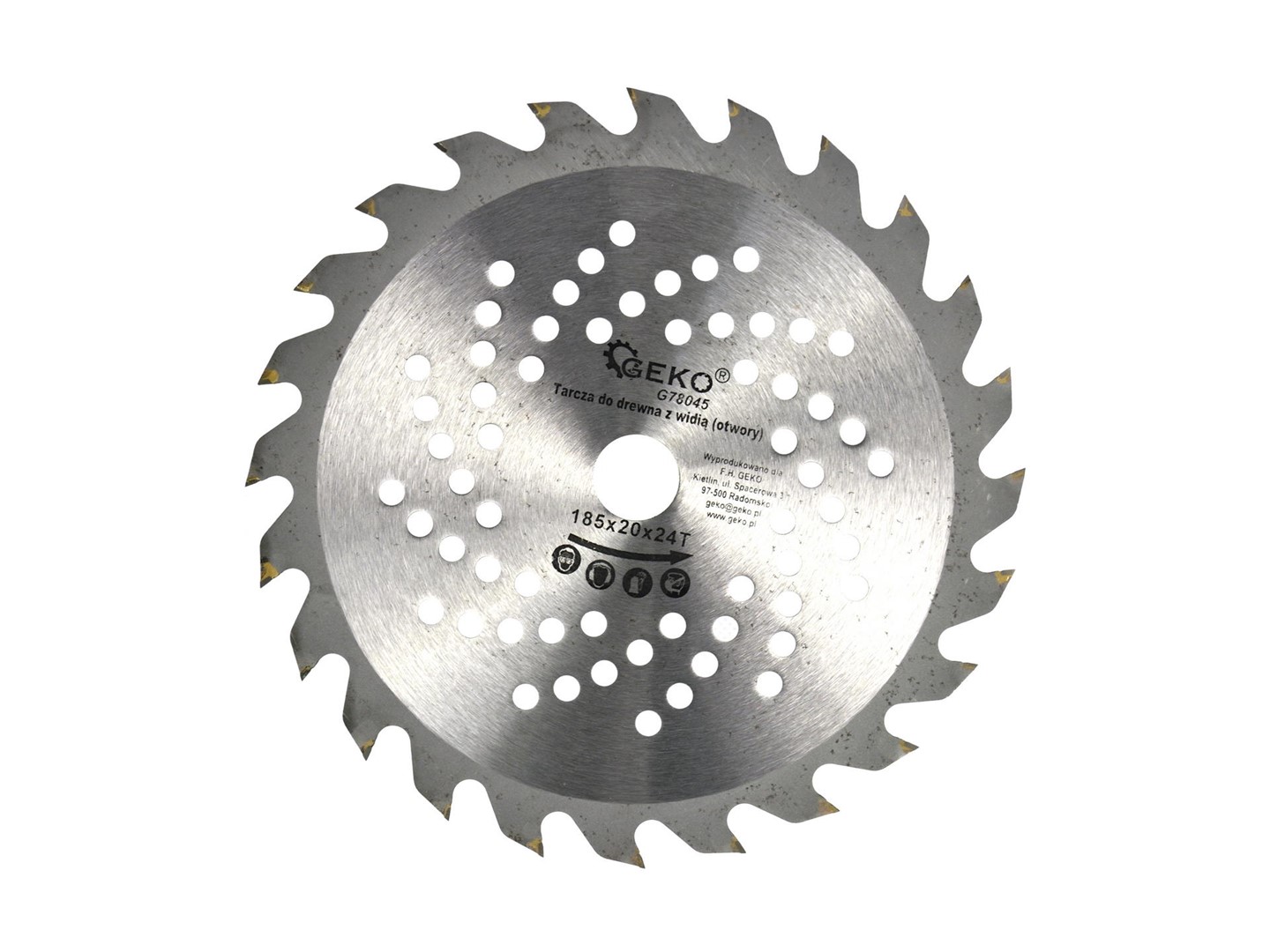 TCT Circular Saw Blade with Holes 185x20x24T