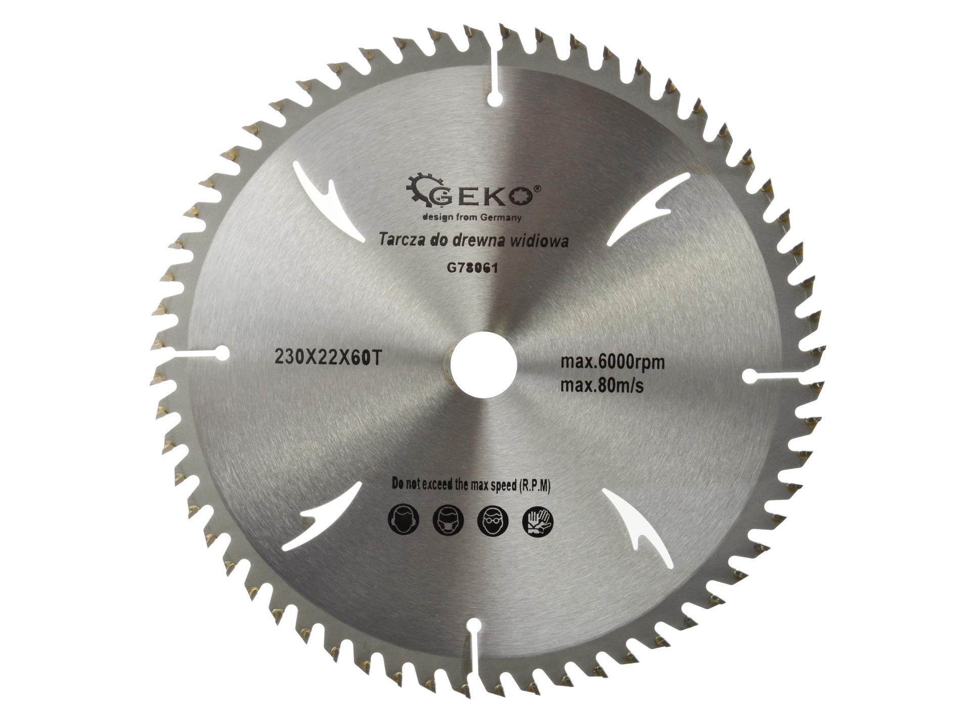 TCT Circular Saw Blade with Holes 230x22x60T