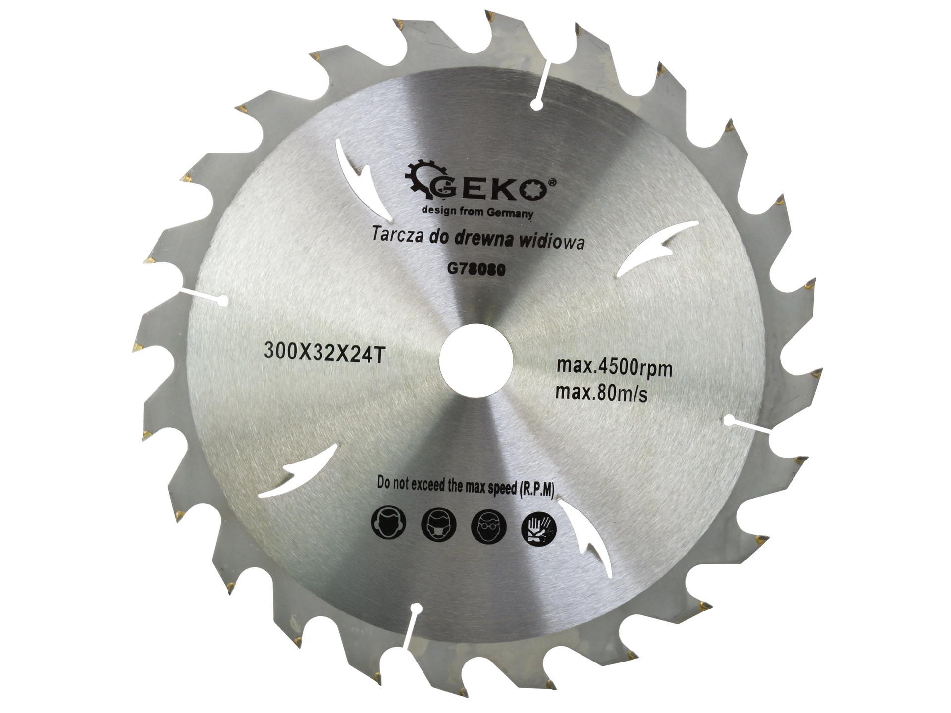 TCT Circular Saw Blade with Holes 300x32x24T