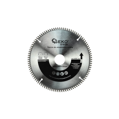 TCT Aluminium Circular Saw Blade 200x32x100T + 5 reductions 32/ -30 -25,4 -22,2 -20 -16