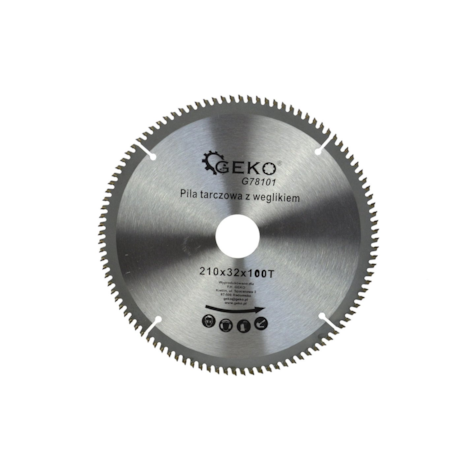 TCT Aluminium Circular Saw Blade 210x32x100T + 5 reductions 32/ -30 -25,4 -22,2 -20 -16