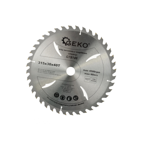 Circulation Saw Blade with Holes 315x30x40T