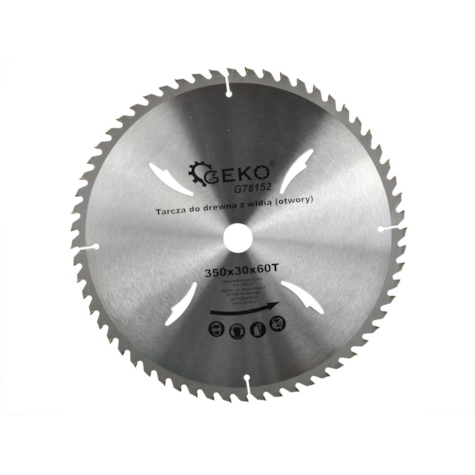 Circulation Saw Blade with Holes 350x30x60T