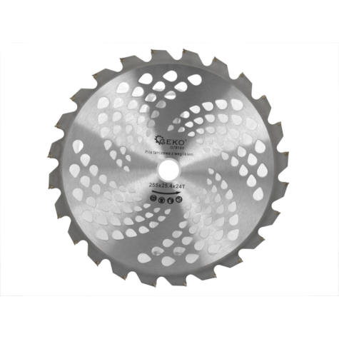Brush cutter blades 255x25,4mmx24T