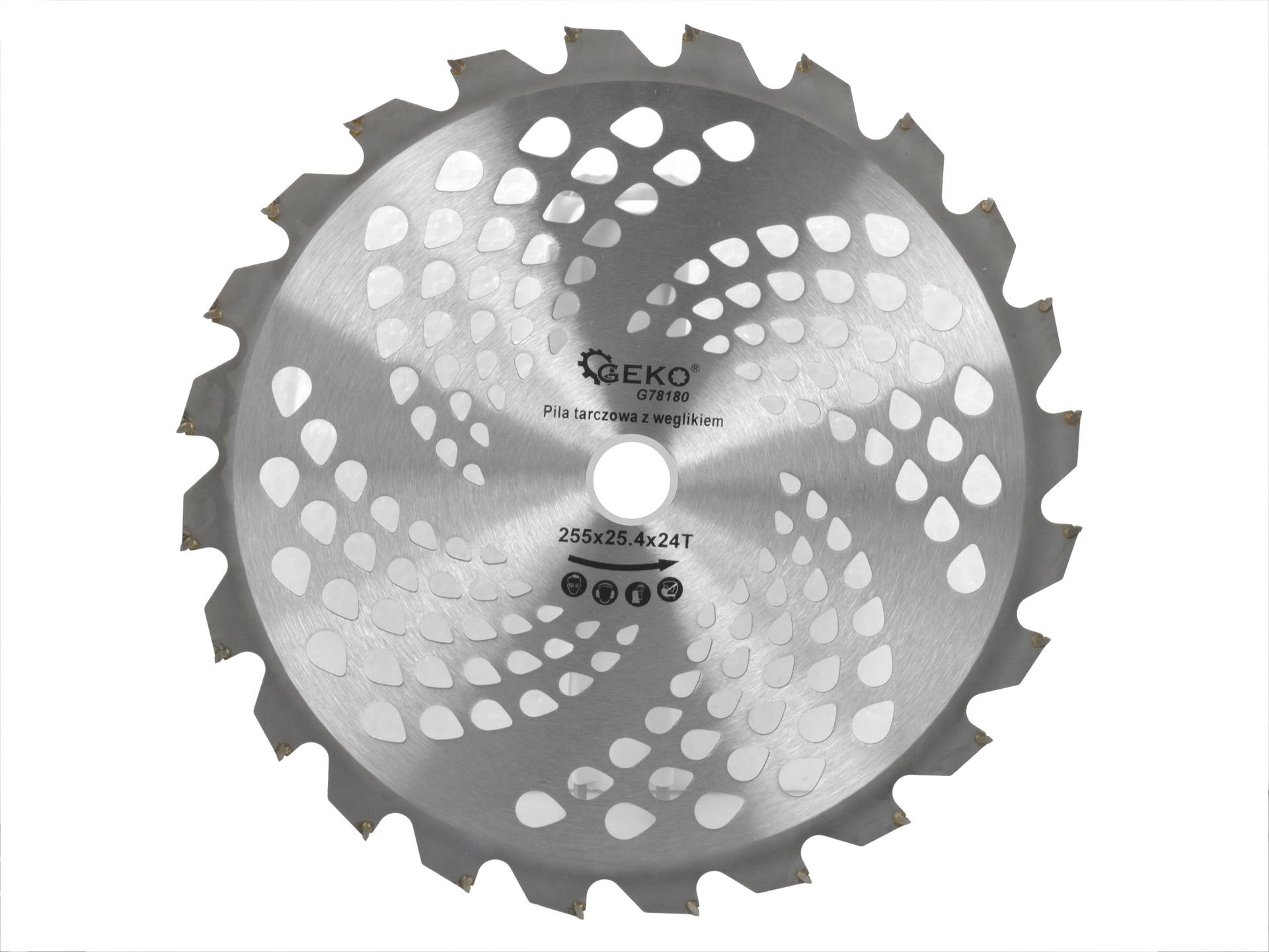 Tarcza z widią do podkaszarki spalinowej 255x25,4mmx24T (50)